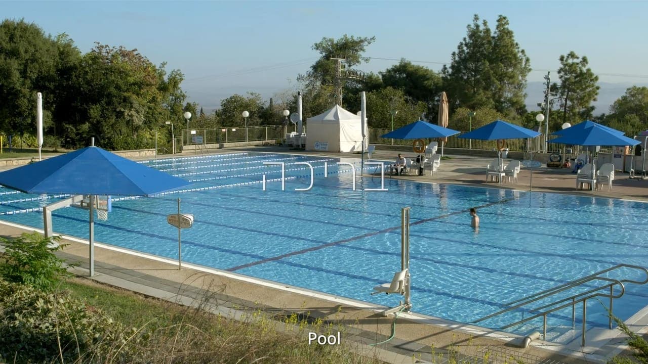 Pool backdrop