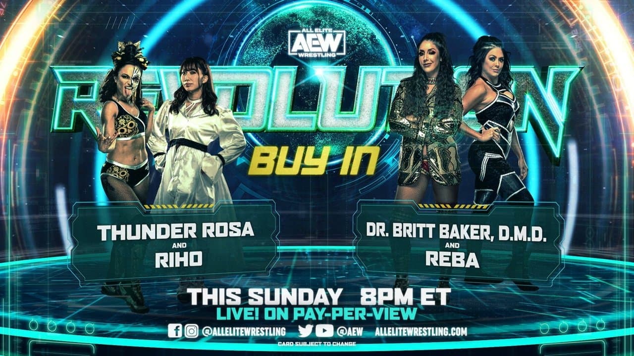 AEW Revolution: The Buy In backdrop