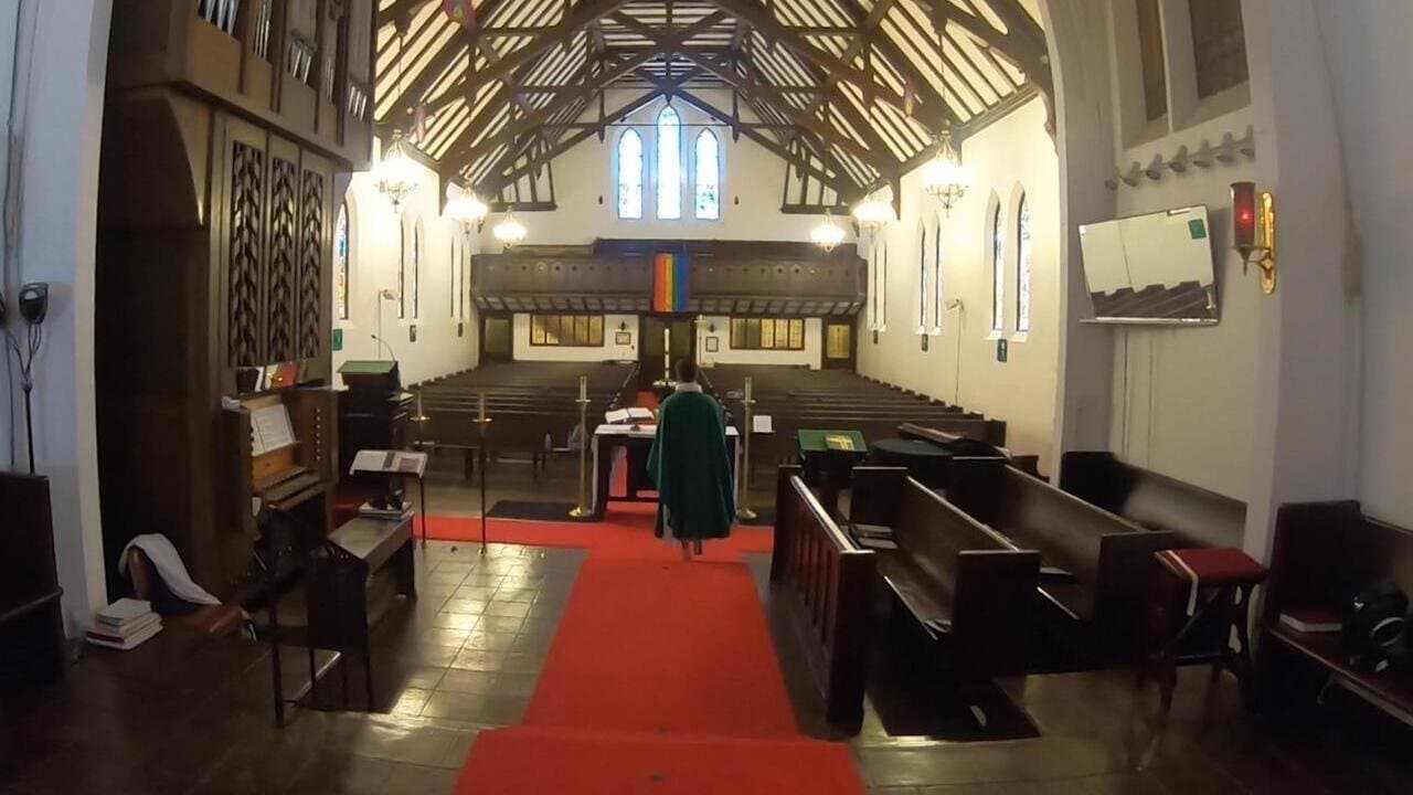 Queer Church backdrop