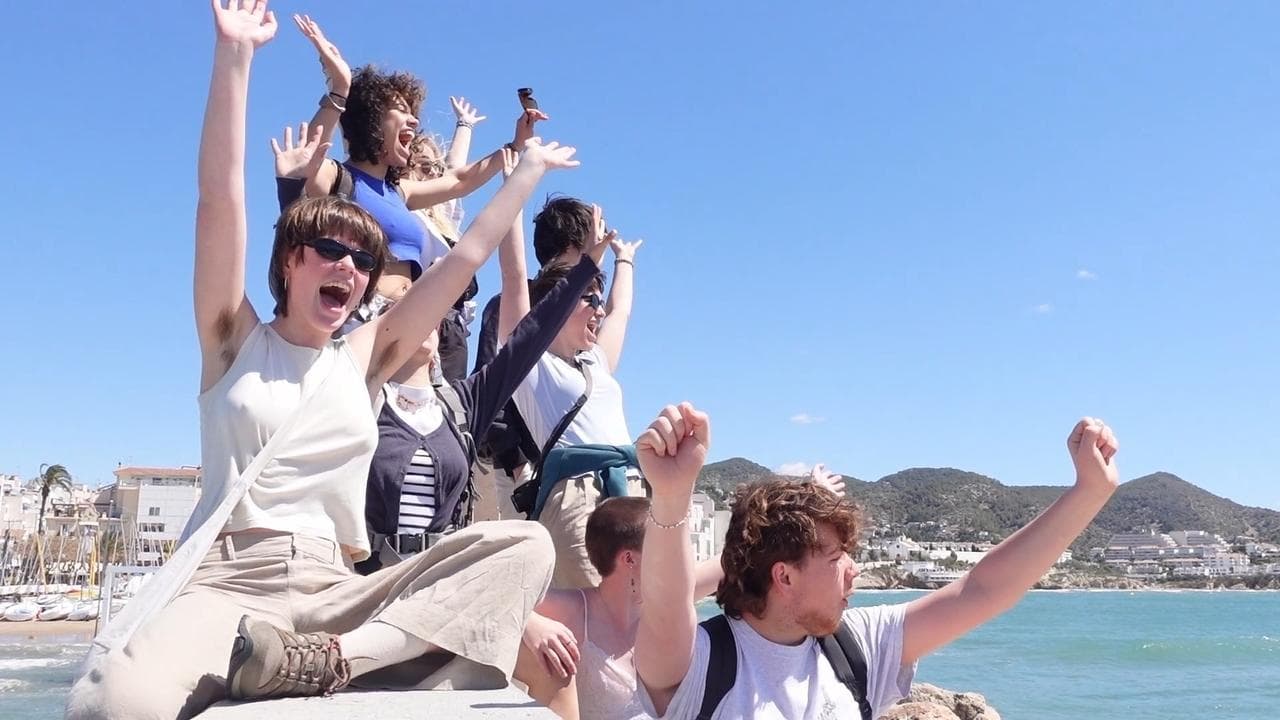 The Final Toast on Catalan Coast backdrop