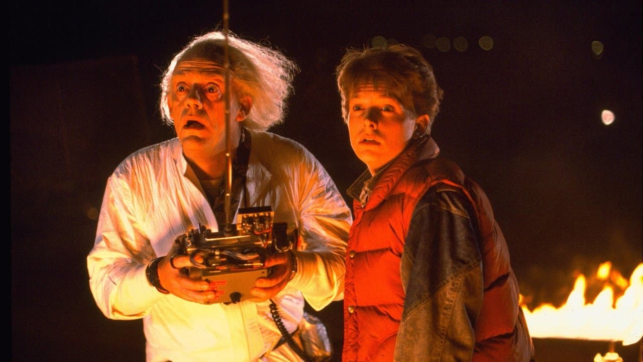 Back to the Future backdrop