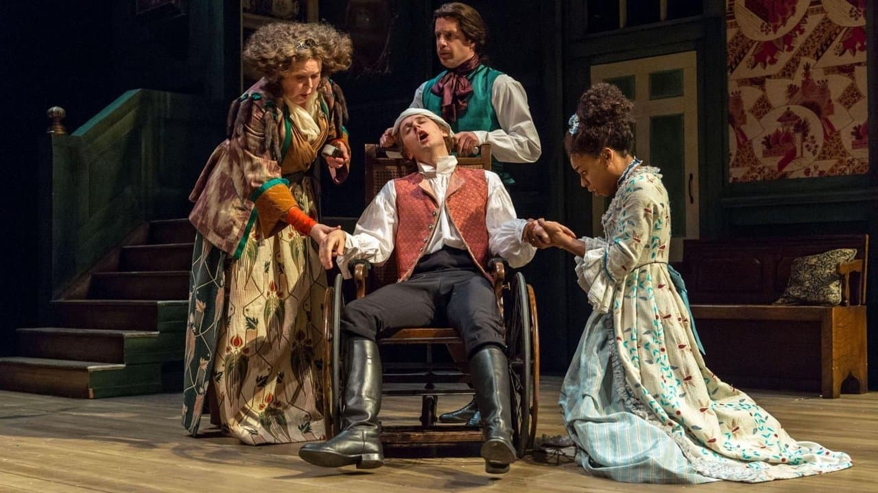 National Theatre Live: The Beaux Stratagem backdrop