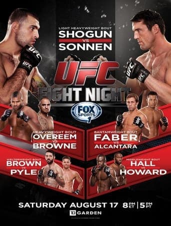 UFC Fight Night 26: Shogun vs. Sonnen poster - Find streaming availability