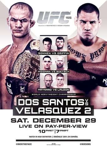 UFC 155: Dos Santos vs. Velasquez 2 poster - Find streaming availability