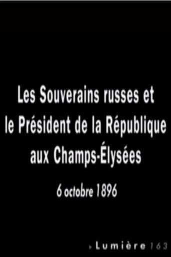 Paris: Les souverains russes et le président de la République aux Champs-Élysées poster - Find streaming availability