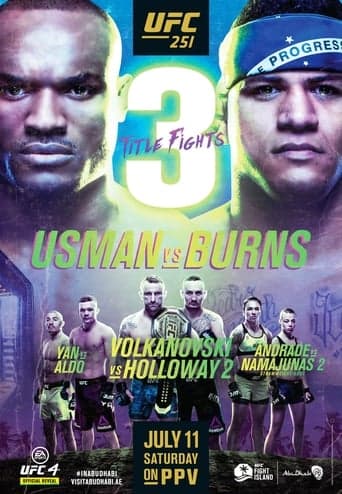 UFC 251: Usman vs. Masvidal poster - Find streaming availability