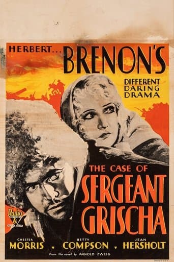 The Case of Sergeant Grischa poster - Find streaming availability