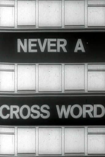 Never A Cross Word poster - Find streaming availability