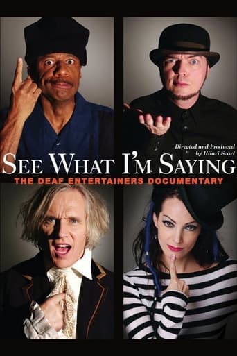 See What I'm Saying: The Deaf Entertainers Documentary poster - Find streaming availability