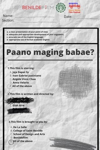 Paano Maging Babae? poster - Find streaming availability