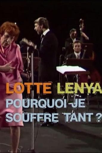 Lotte Lenya - Warum bin ich nicht froh? poster - Find streaming availability