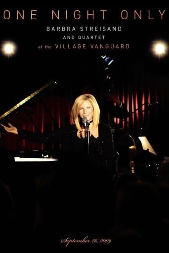 One Night Only - Barbra Streisand and Quartet at the Village Vanguard poster - Find streaming availability