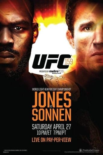 UFC 159: Jones vs. Sonnen poster - Find streaming availability