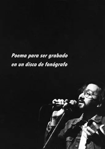 Poema para ser grabado en un disco de fonógrafo poster - Find streaming availability