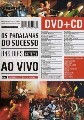 Os Paralamas do Sucesso - Uns Dias Ao Vivo poster - Find streaming availability