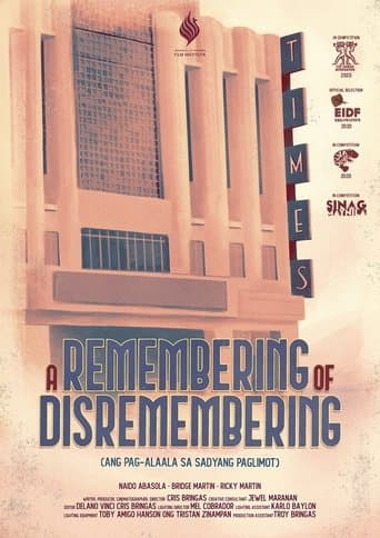 A Remembering of Disremembering poster - Find streaming availability