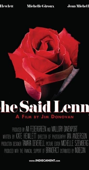 She Said Lenny poster - Find streaming availability