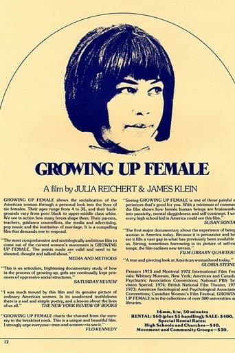 Growing Up Female poster - Find streaming availability