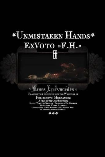 Unmistaken Hands: Ex Voto F.H. poster - Find streaming availability