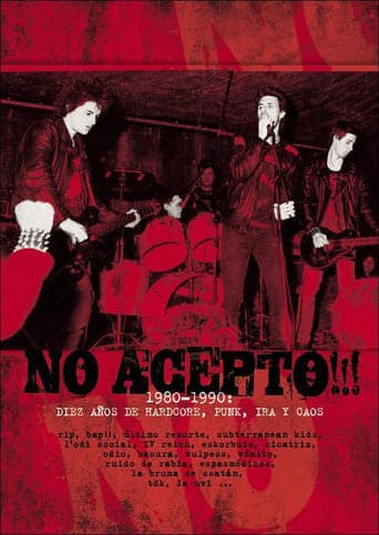 No acepto!!! 1980-1990: diez años de hardcore, punk, ira y caos poster - Find streaming availability