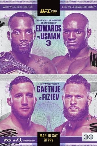 UFC 286: Edwards vs. Usman 3 poster - Find streaming availability