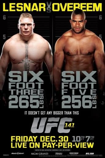 UFC 141: Lesnar vs. Overeem poster - Find streaming availability