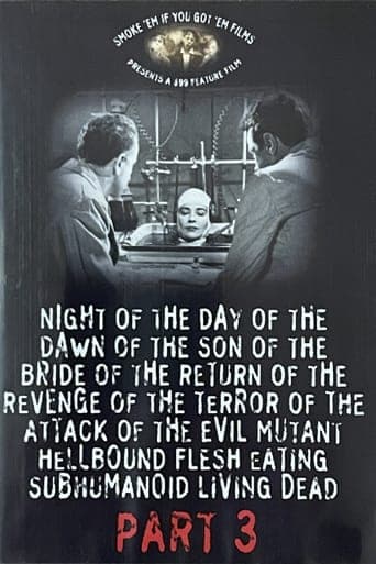 Night of the Day of the Dawn of the Son of the Bride of the Return of the Revenge of the Terror of the Attack of the Evil, Mutant, Hellbound, Flesh-Eating Subhumanoid Zombified Living Dead, Part 3 poster - Find streaming availability