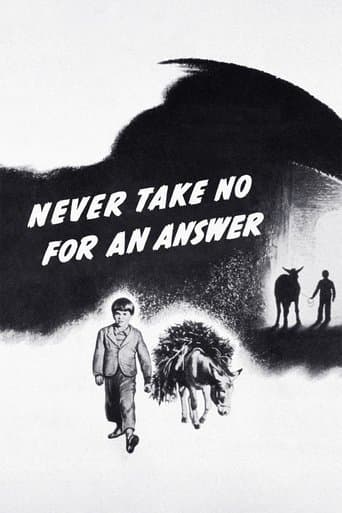 Never Take No for an Answer poster - Find streaming availability