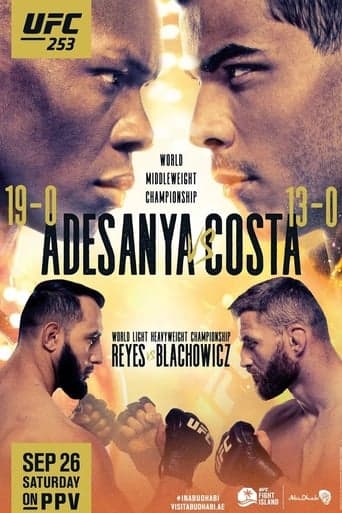 UFC 253: Adesanya vs. Costa poster - Find streaming availability