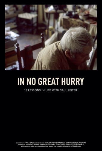 In No Great Hurry: 13 Lessons in Life with Saul Leiter poster - Find streaming availability