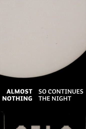 Almost Nothing: So Continues the Night poster - Find streaming availability