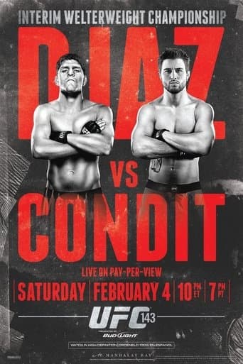 UFC 143: Diaz vs. Condit poster - Find streaming availability