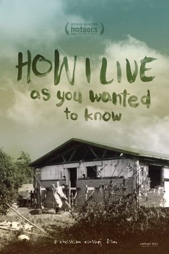 How I Live, as You Wanted to Know poster - Find streaming availability