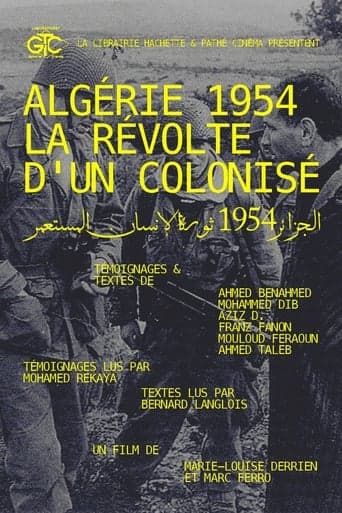 Algeria 1954, The Revolt Of A Colonized poster - Find streaming availability