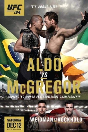 UFC 194: Aldo vs. McGregor poster - Find streaming availability