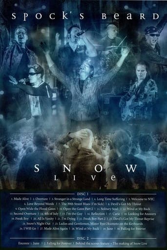 Spock's Beard: Snow Live poster - Find streaming availability