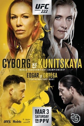 UFC 222: Cyborg vs. Kunitskaya poster - Find streaming availability