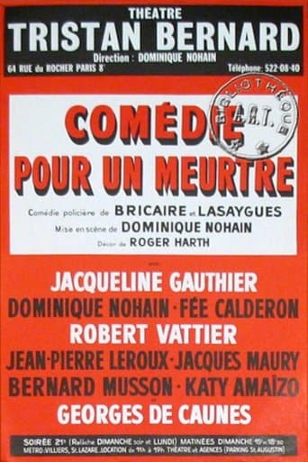 Comédie pour un meurtre poster - Find streaming availability