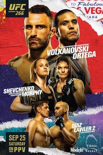 UFC 266: Volkanovski vs. Ortega poster - Find streaming availability