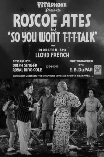 So You Won't T-T-T-Talk poster - Find streaming availability