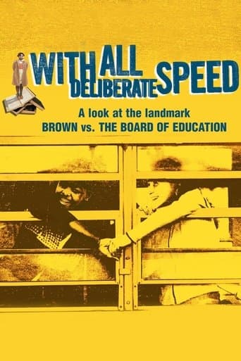 With All Deliberate Speed poster - Find streaming availability
