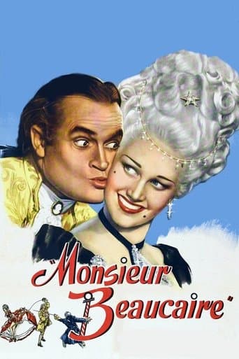 Monsieur Beaucaire poster - Find streaming availability