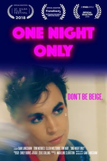 One Night Only poster - Find streaming availability