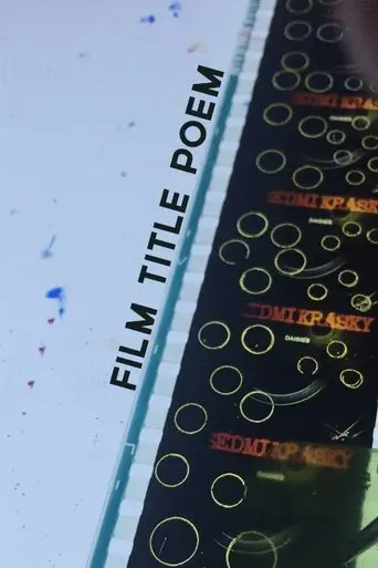 Film Title Poem poster - Find streaming availability