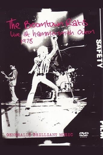 The Boomtown Rats: Live at Hammersmith Odeon 1978 poster - Find streaming availability