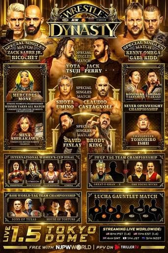 NJPW x AEW x CMLL x ROH x STARDOM: Wrestle Dynasty poster - Find streaming availability