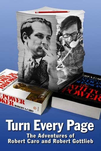 Turn Every Page - The Adventures of Robert Caro and Robert Gottlieb poster - Find streaming availability