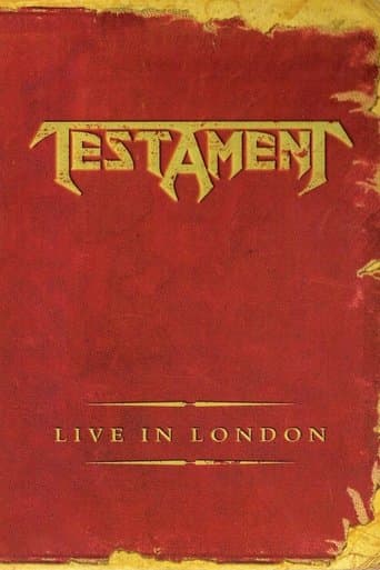 Testament: Live in London poster - Find streaming availability