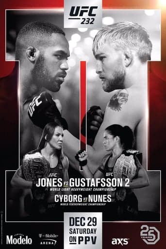 UFC 232: Jones vs. Gustafsson 2 poster - Find streaming availability