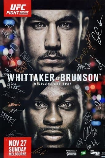 UFC Fight Night 101: Whittaker vs. Brunson poster - Find streaming availability